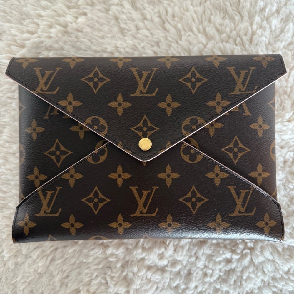 Louis Vuitton Large Kirigami Pochette Clutch with Crossbody Insert
